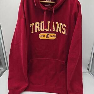 Vintage USC Trojans XL Maroon and Yellow Collegiate Sporty‎ soft Hoodie XXL
